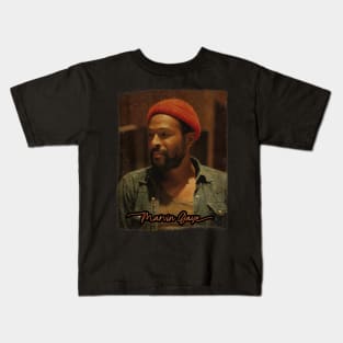 80s Classic Vintage Marvin Gaye Kids T-Shirt